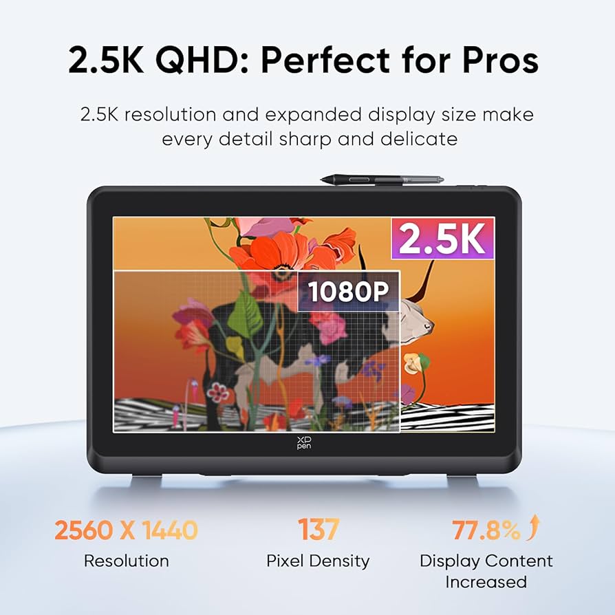 Amazon | XPPen Artist Pro 22 Gen2 2.5K QHD 描画タブレット